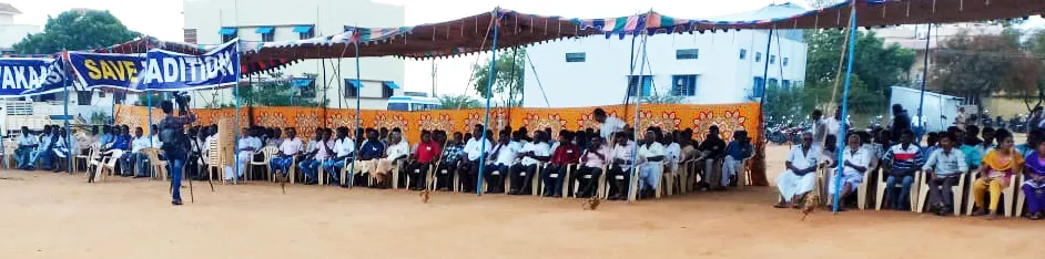 FIRE AND CRACK WORKERS PROTEST IN SIVAKASI